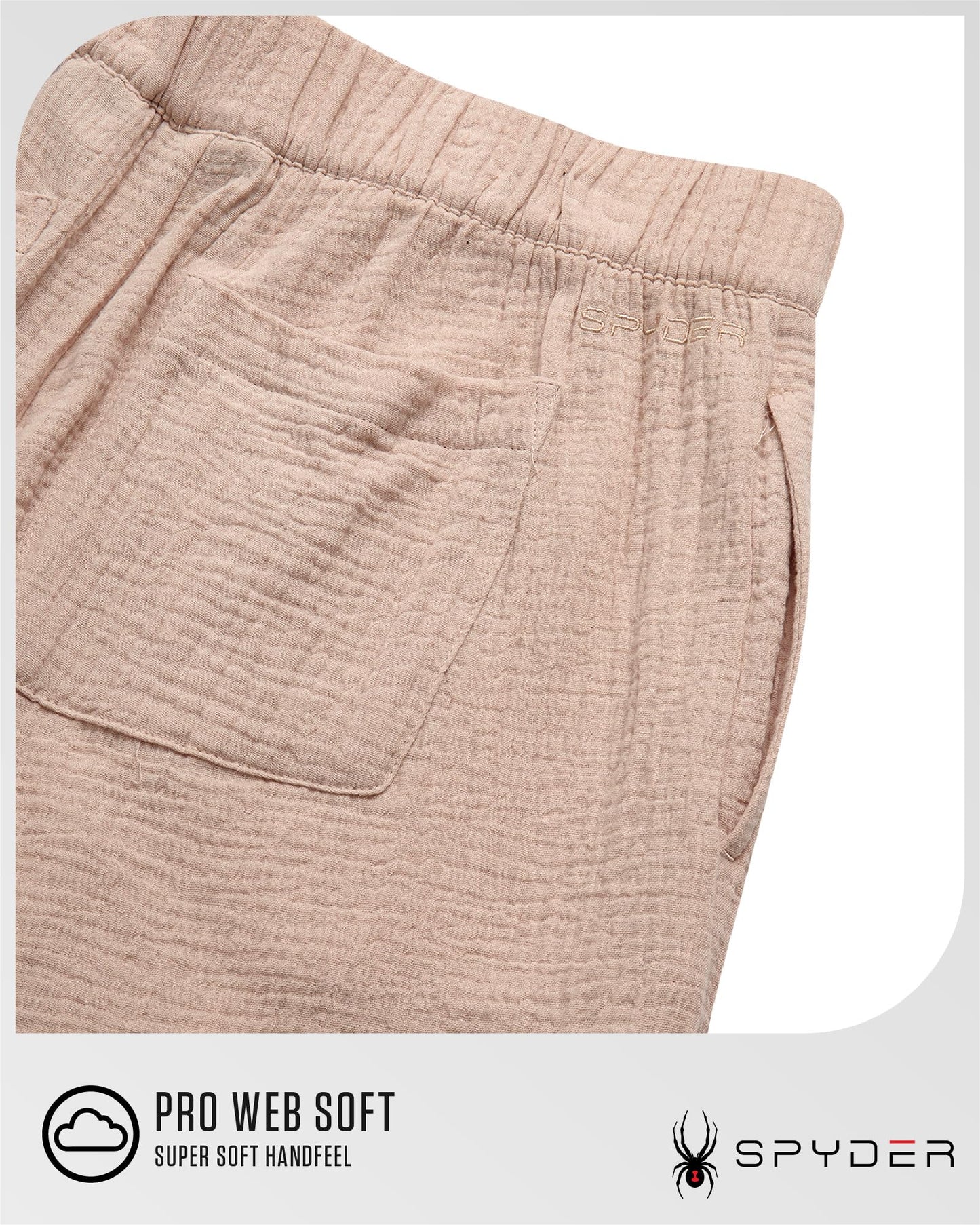 Spyder Womens Shorts - Lightweight Breathable Woven Pull On Shorts for Women with Side Pockets for Casual Daily Wear