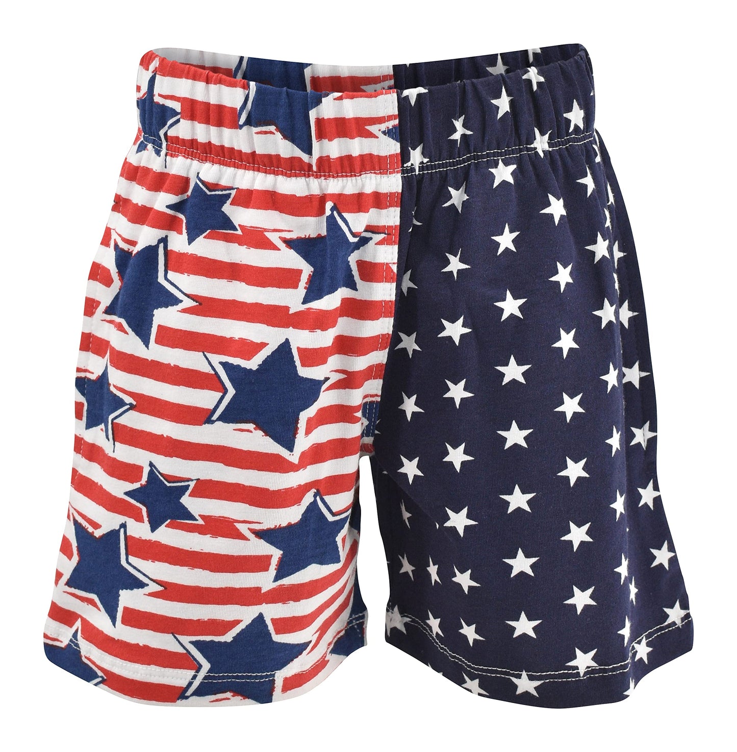 Unique Baby Boys Patriotic Stars Stripes 4th of July Short Set